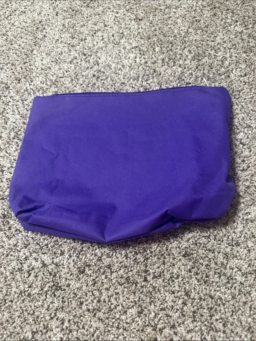 Purple Cosmetic Pouch — Unbranded Travel Makeup Bag
